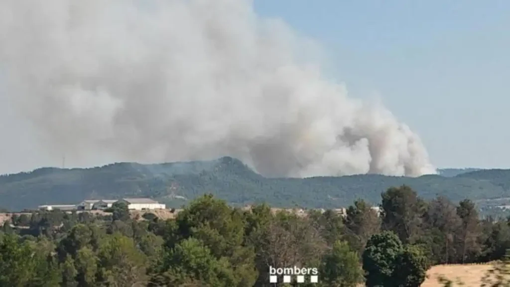 400 hectáreas quemadas en el incendio de Anoia: el mayor siniestro forestal de Cataluña en lo que va de julio 2026