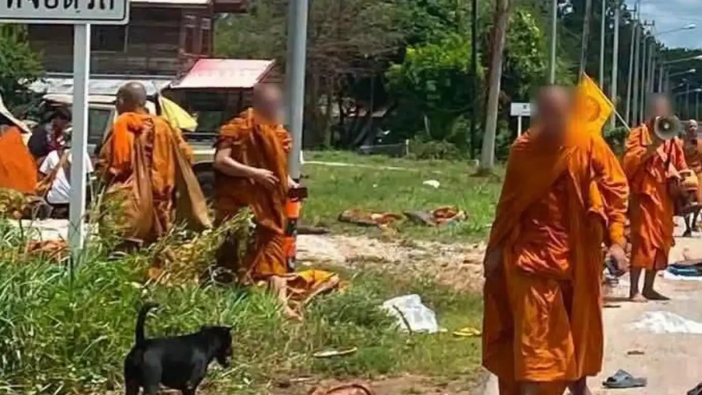 8 monjes budistas muertos en atropello por niño de 11 años en Tailandia: el accidente más letal con menor al volante en 2026