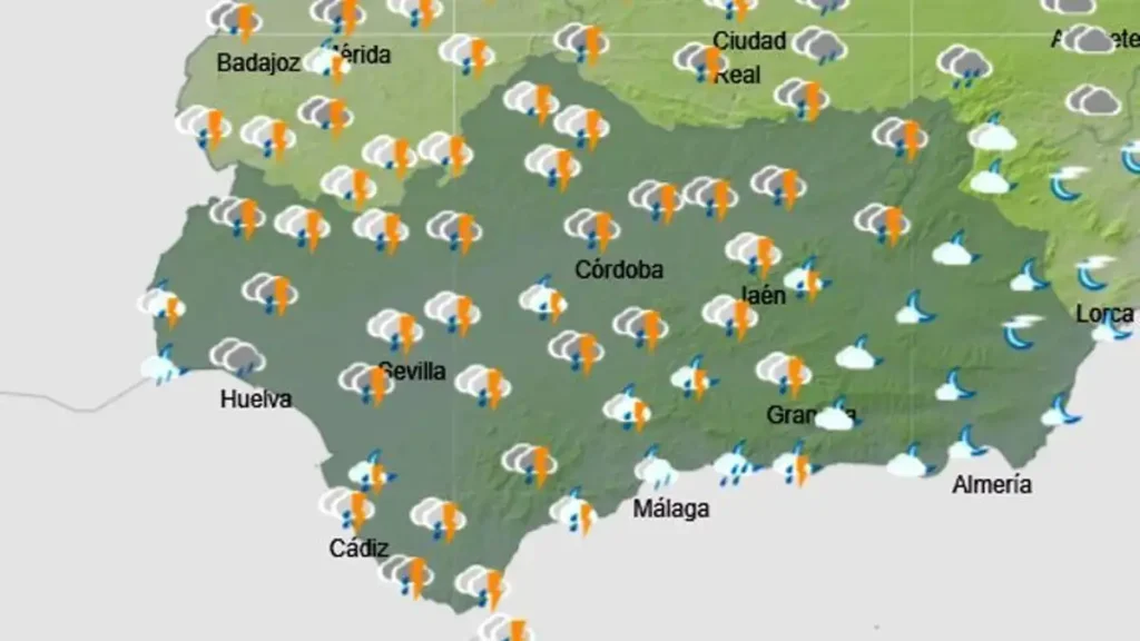 Previsión Meteorológica: Una Semana de Lluvias y Vientos en Andalucía