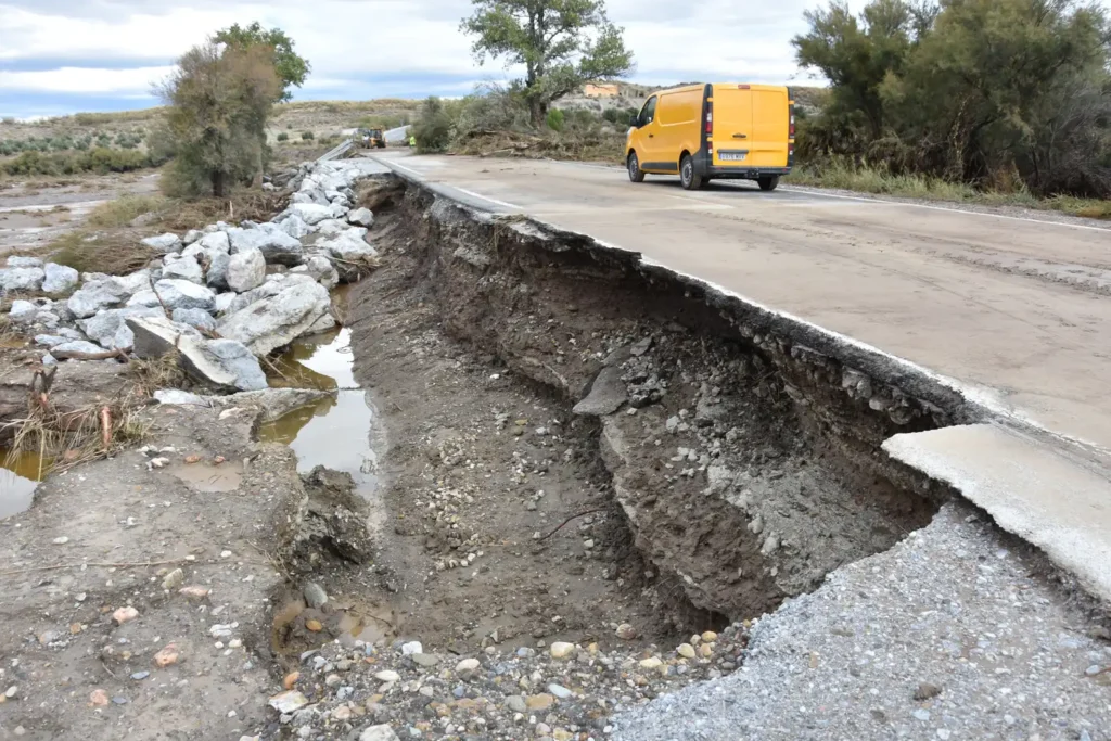 Rehabilitación carreteras Murcia: 6 millones para reparar daños de DANA