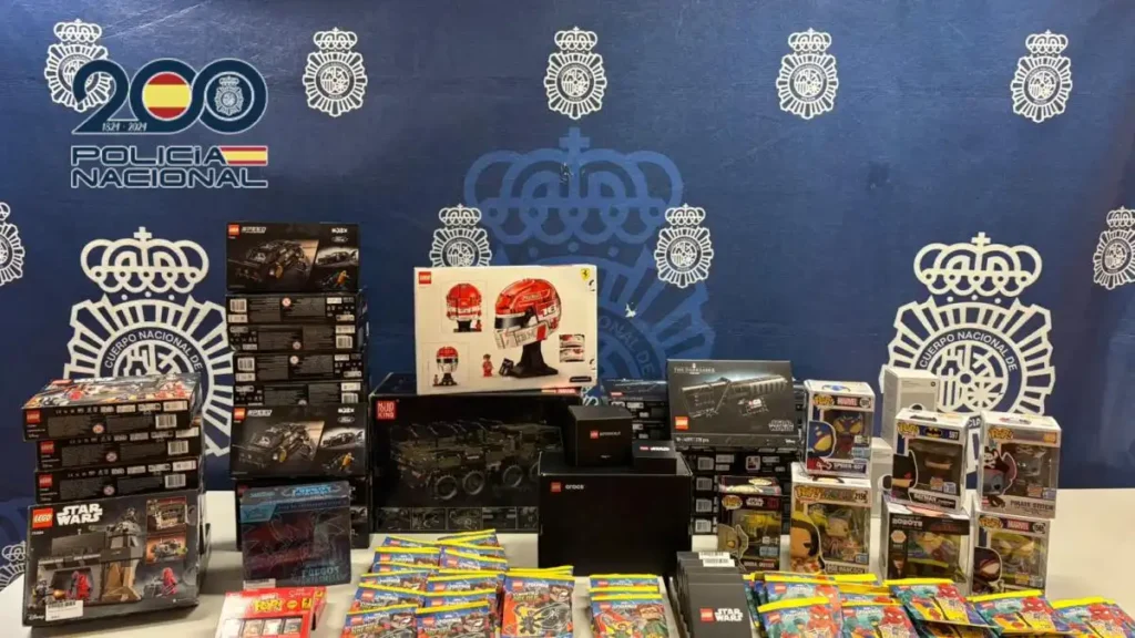 Robo de piezas Lego de colección valoradas en **10.000 euros** en Torrellano: 95 % recuperado en Elx